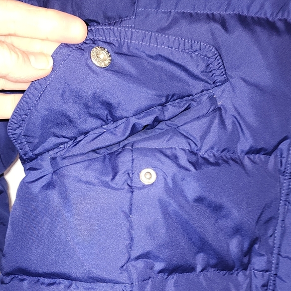 Lauren Ralph Lauren Deep Blue Puffer Jacket Size Large PTP 24in Length 26 In - Picture 4 of 9